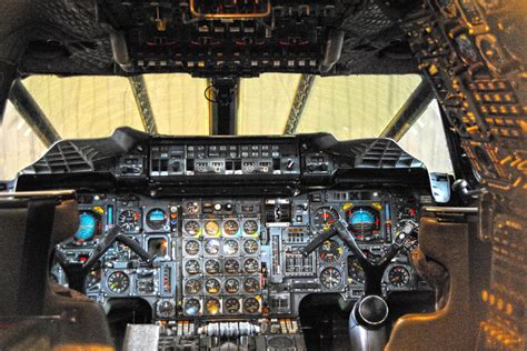 Concorde cockpit, National Museum of Flight, East Fortune Airfield ...