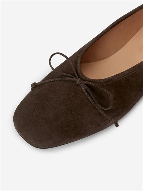 Suede Ballerina – Brown – Women – ARKET GB