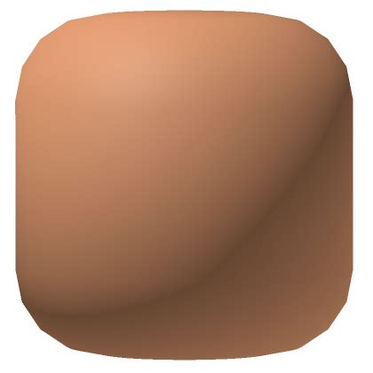 Smooth Blank Faceless Head | Nougat | Roblox Item - Rolimon's