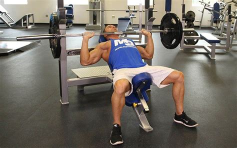 Incline Bench Press: Video Exercise Guide & Tips | Bench press, Workout ...