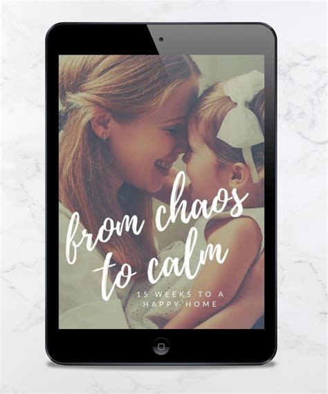 From Chaos to Calm | Landing Page - A Virtuous Woman