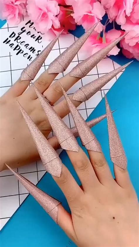 giant nail   paper diy  crafts video paper crafts paper
