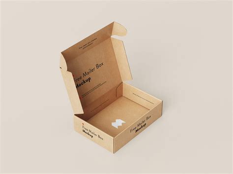 Free mailer box mockup - Mockups Design