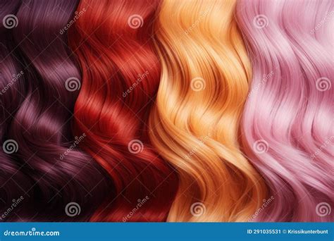 set   hair colors stock image image  coloring haircut