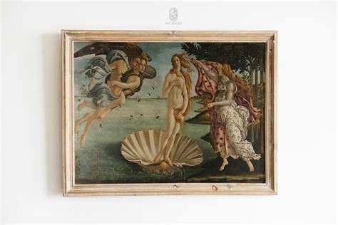 Botticelli, Birth of Venus 1485 Venus Painting, Botticelli Venus