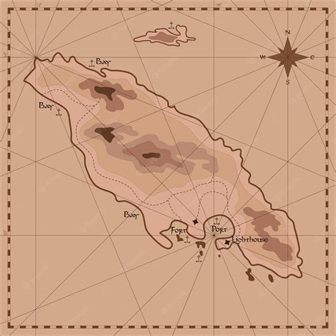 Premium Vector | An old marine topographic map the geographical basis ...