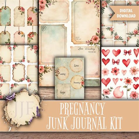 Pregnancy Journal Vintage For College