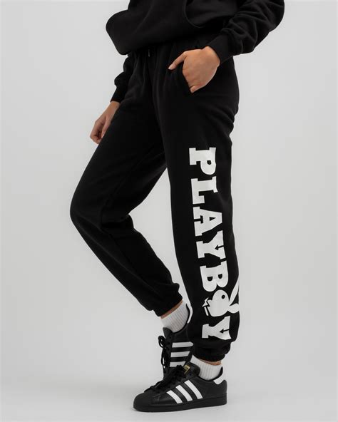 Shop Playboy Big Bunny O Track Pants In Black - Fast Shipping & Easy