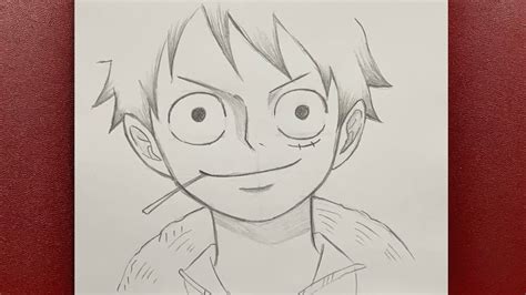 Anime drawing | how to draw Monkey D. Luffy step-by-step - YouTube