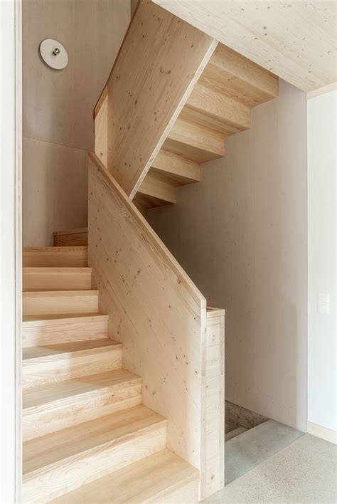 120k house plywood stair modern staircase philadelphia by postgreen