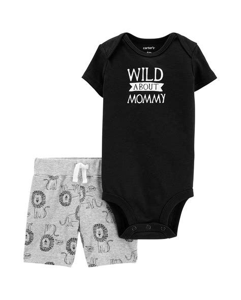 Riachuelo | Conjunto 2 Peças Wild About Mommy Carter's - Preto