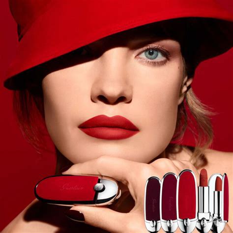 Guerlain Rouge G Legendary Reds Lipstick Case Luxurious Garnet