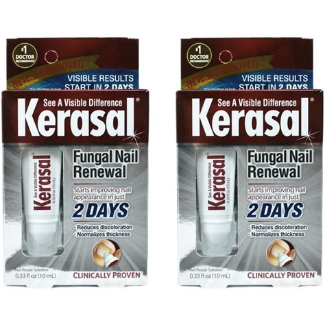 Kerasal - Kerasal Nail Fungal Nail Renewal Treatment, 2 Pack, 10 mL / 0 ...