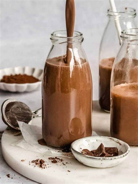 Healthy Chocolate Milk with cocoa powder - Wholefood Soulfood Kitchen I ...