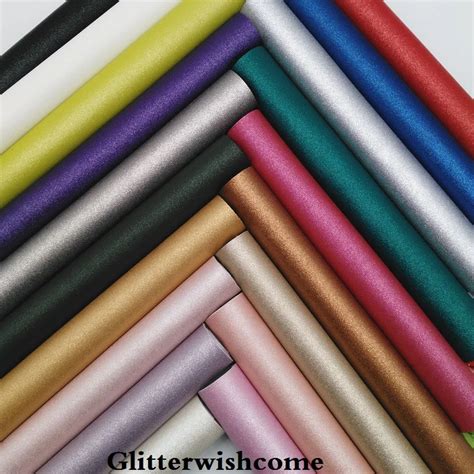 Glitterwishcome 21X29 см А4 Размер цветы тиснением искусственная ткань ...