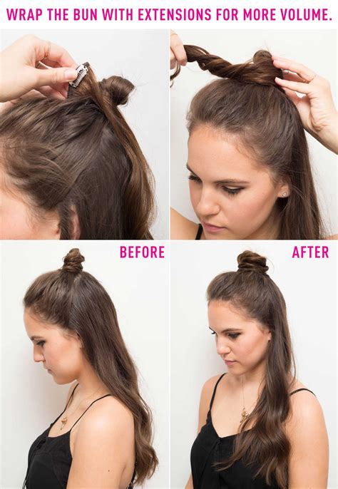 how to put hair in bun 5