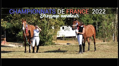 Championnats de France amateur dressage 2022 - YouTube