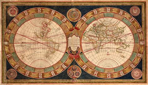 World Map 1770 Photograph by Andrew Fare - Fine Art America