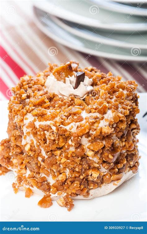 Cashew Toffee Nut Cake Stock Photo | CartoonDealer.com #30933936