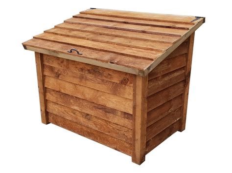 Wooden Log/firewood Chest, Outdoor Storage - Etsy
