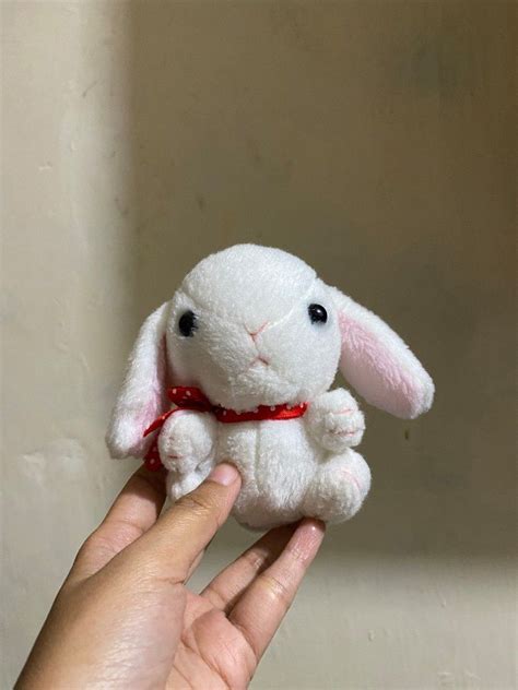 White Loppy Bunny, Hobbies & Toys, Toys & Games on Carousell