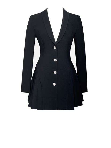 Ria Black Blazer Mini Dress – HOUSE OF SHE