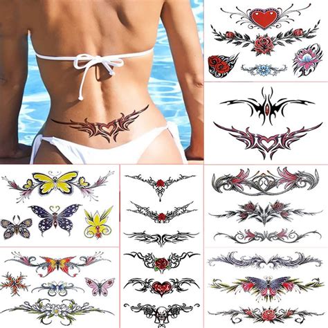 Sexy Temporary Tattoos Nether Region Under Boob Beautiful and - Etsy