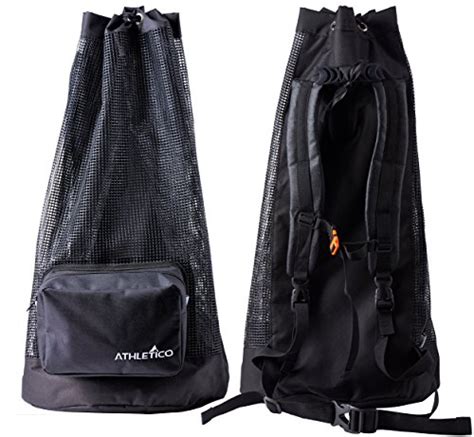 Athletico Scuba Diving Bag - XL Mesh Travel Backpack for Scuba Diving ...