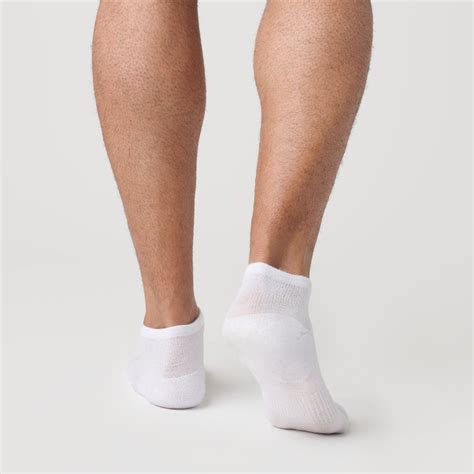 ankle white socks men 5