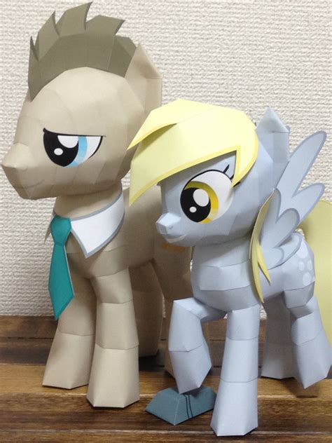 Papercraft Derpy and Doctor | My Little Pony: Friendship is Magic ...