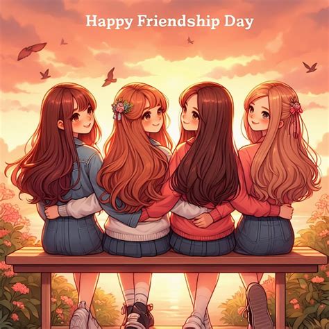 Fotos De Amigas De 4 - Imágenes de 4 Amigas Dibujo - Descarga gratuita en Freepik