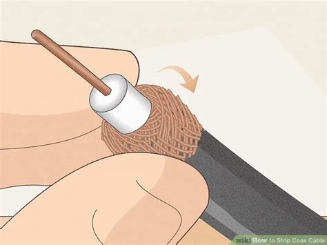 how to put connector on coax