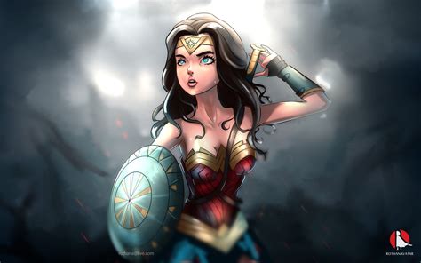 3840x2400 Wonder Woman Cartoon Artwork 4K ,HD 4k Wallpapers,Images