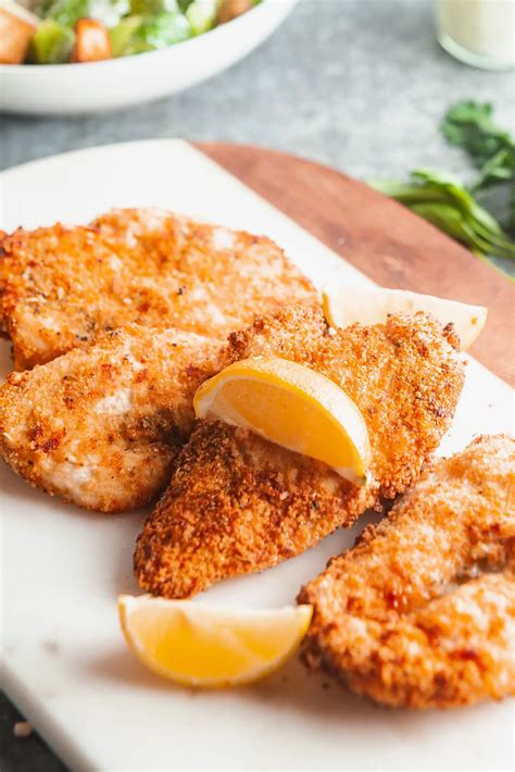 Easy Air Fryer Chicken Cutlets (No Egg, No Flour)