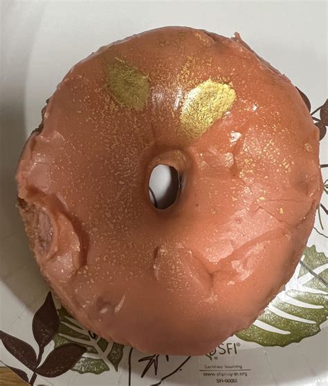 Back at it again from Blackbird in Boston MA. Mango glazed. : r/donuts