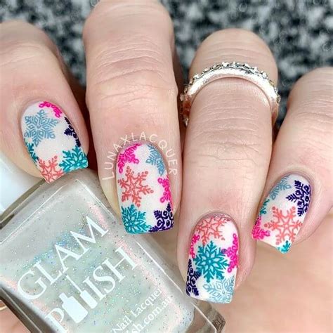 Snowflake Nail Art Designs - K4 Fashion