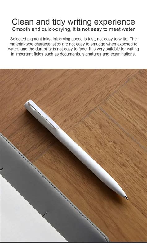 Xiaomi Mijia 10pcs Pack Gel Pens 0.5mm Premec Smooth Switzerland Refill ...