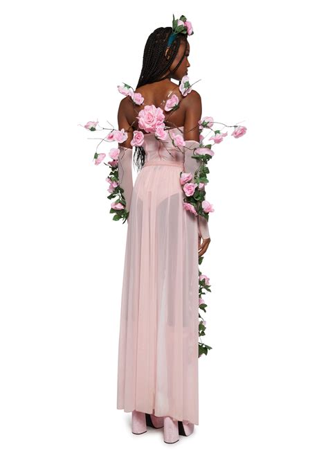 Venus Goddess Rose Nymph Wings Costume – Dolls Kill