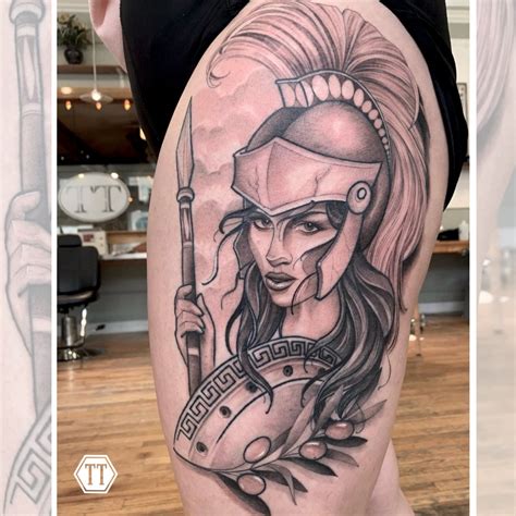 Greek Spartan Tattoo Designs