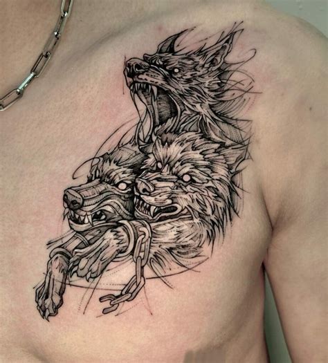 11+ Wolf Tattoo on Chest Ideas That Will Blow Your Mind!