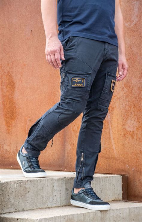 Брюки-карго AERONAUTICA MILITARE ANTI-G плотные FW 24/25/AL dark blue ...