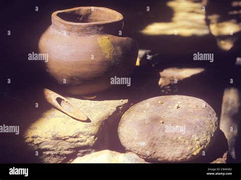 Ancient pottery, Tasalagi Village in the Cherokee Nation, OK Stock Photo - Alamy