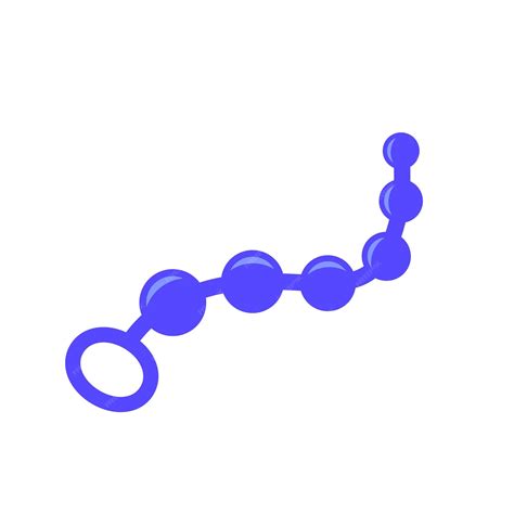 Premium Vector | Anal beads icon on white flat vector