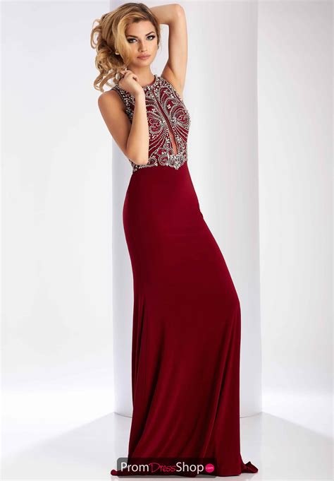 Clarisse Dresses | PromDressShop.com | Illusion dress prom, Burgundy