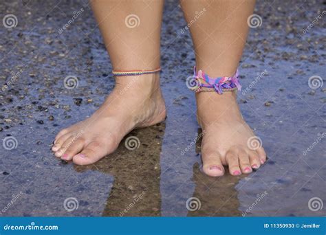 feet wet royalty  stock image cartoondealercom