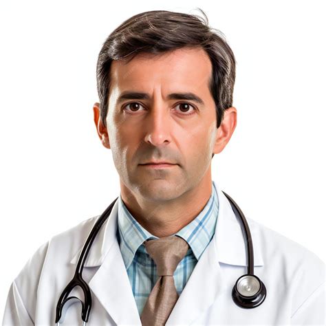 Premium Photo | Doctor over white background looking at the camera with