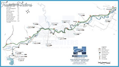 The Missouri River Map - TravelsFinders.Com