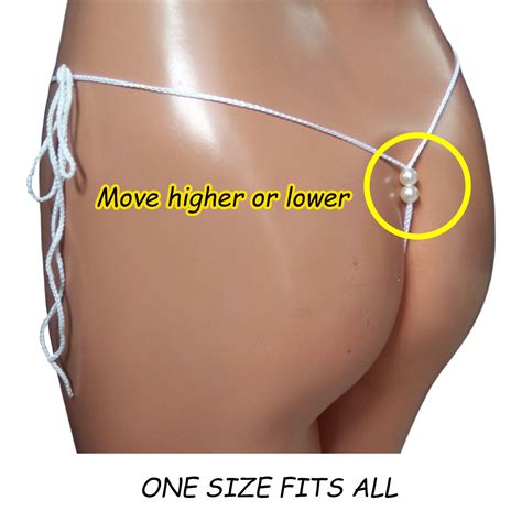 Crochet Extreme Micro Bikini Bottom/micro See Through Thongs/ Micro G