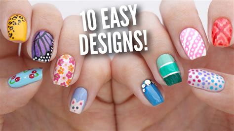 10 Easy Nail Art Designs for Beginners: The Ultimate Guide #5 - YouTube