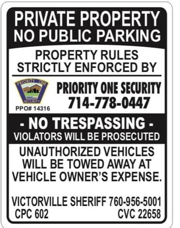 Parking Enforcement | Priority One Security